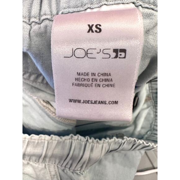 Joes Jeans The Ellie Short Blue Drawstring Waist Front Back Pockets size XS - Picture 13 of 14